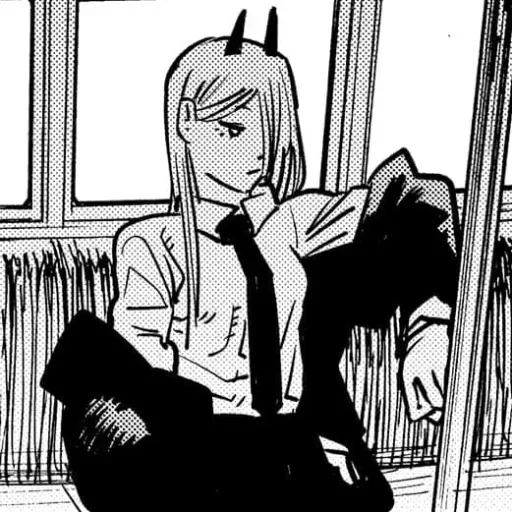 Sticker Chainsaw Man - Человек Бензопила - 4