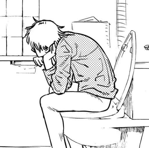 Sticker Chainsaw Man - Человек Бензопила - 3