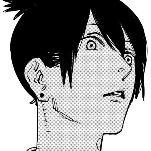 Sticker Chainsaw Man - Человек Бензопила - 1