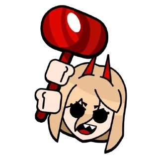 Sticker ChainsawPins by @snallerart - 6