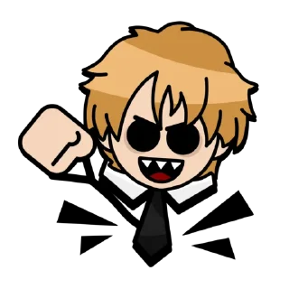 Sticker ChainsawPins by @snallerart - 9