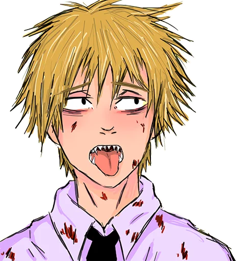 аниме мультфильм человеческое лицо