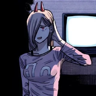 Стикер @Chainsawman_ANISTAR Stickers - 3