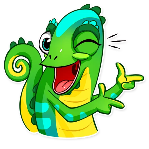 Стикер Chameleon - 8