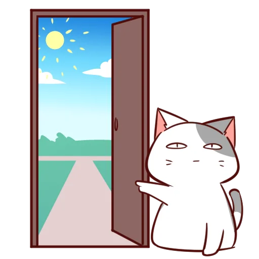 кошка животное мультфильм