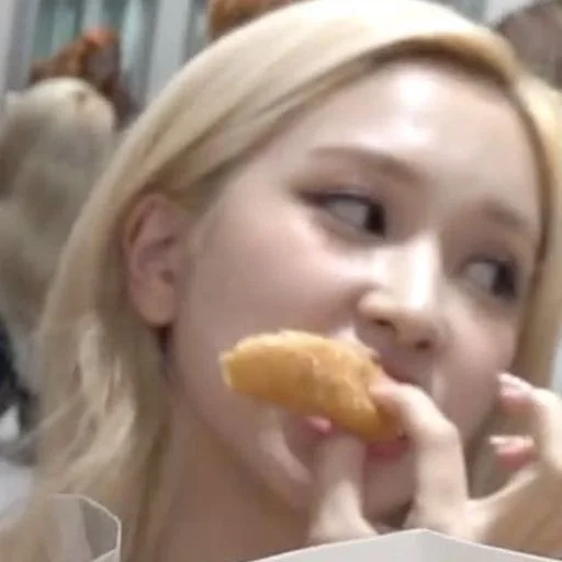 person fast food snack