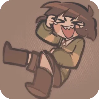 Sticker чара (!) @undertaleconfession - 2