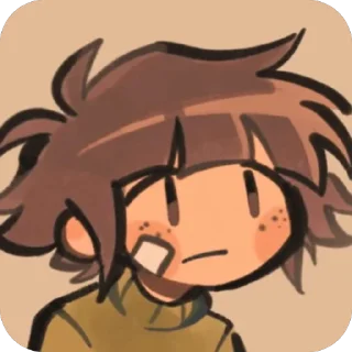 Sticker чара (!) @undertaleconfession - 1