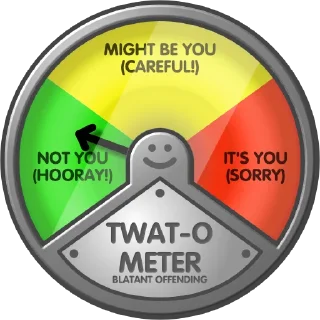 Sticker Chat-O-Meter - 10