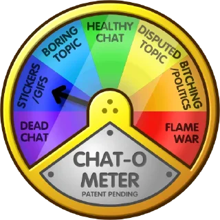 Sticker Chat-O-Meter - 1