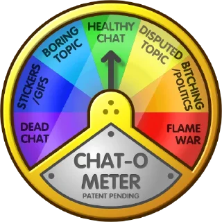 Sticker Chat-O-Meter - 8