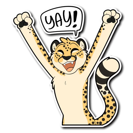 Sticker CheetahsNL - 1