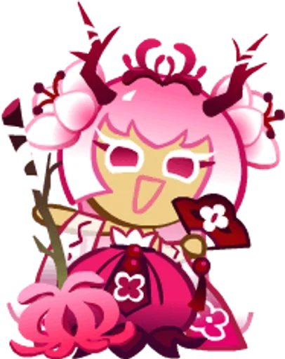 Cherry blossom cookie's red equinox :: @fStikBot - pink