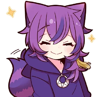 Стикер Чеширский котёнок 2 @Nyasticks - 8