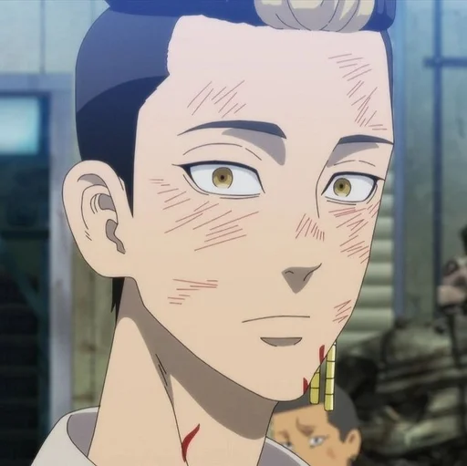 anime cartoon human face