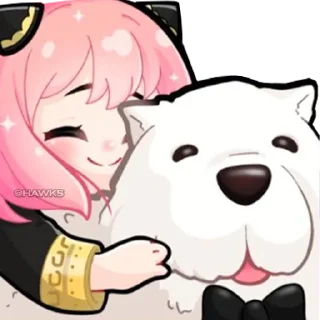 Sticker 🥜 Anya Forger (@TodorokiShouto) - 11