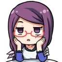 Sticker Tokyo Ghoul Chibi - 0