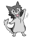 Стикер Chibi Sergal - 2