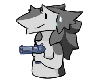 Стикер Chibi Sergal - 8