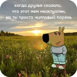 Sticker чил  парень @Ymerrrrrrrrrli @xoonda - 11