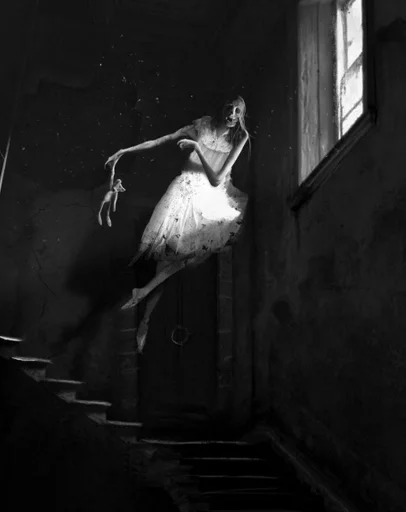 черно-белый здание танцевать