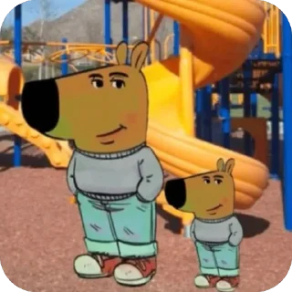 Sticker чилловый парень - 1