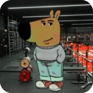 Sticker чилловый парень - 8