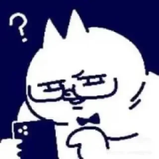 Sticker Funny Chinese Cat - 10