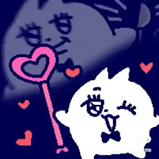 Sticker Funny Chinese Cat - 5