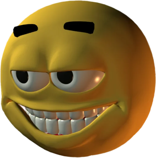 cartoon smile emoticon