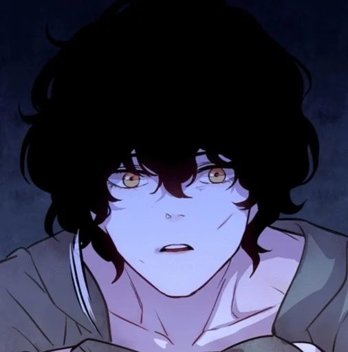 anime cartoon human face