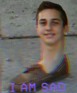 Стикер Да ты заёб - 2