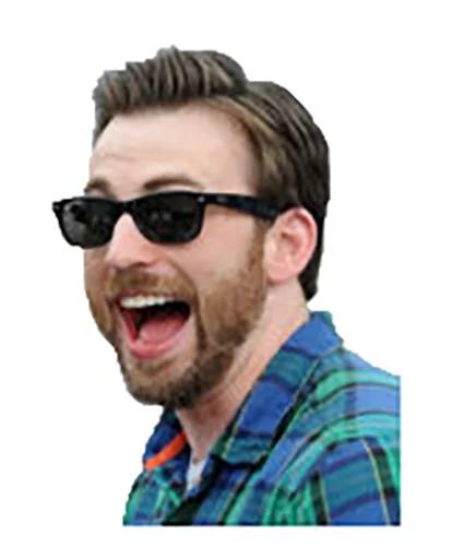 Sticker Chris Evans Emotions - 1
