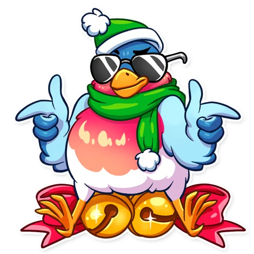 Sticker Chris the Bullfinch - 1