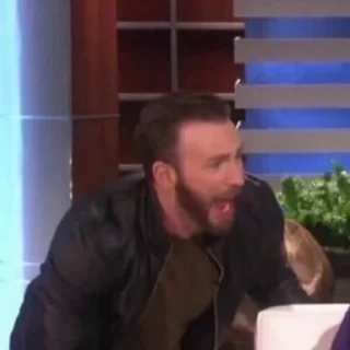 Стикер Chris Evans (by @nichieq) - 4