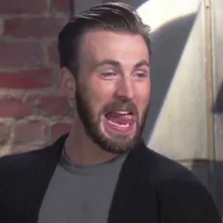 Стикер Chris Evans (by @nichieq) - 0