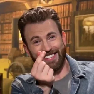 Стикер Chris Evans (by @nichieq) - 3