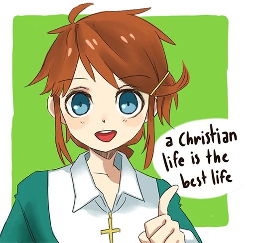 Sticker Christ_chan - 1