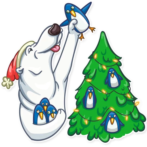 Стикер ChristmasIsComing - 1