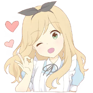 Sticker Чудесная Алиса @Nyasticks - 9