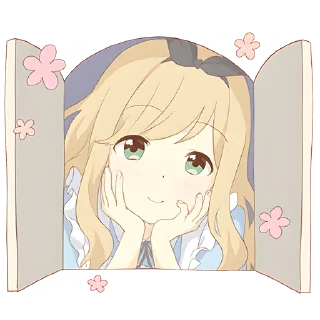 Sticker Чудесная Алиса @Nyasticks - 4