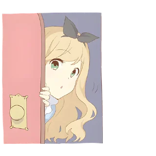 Sticker Чудесная Алиса @Nyasticks - 1