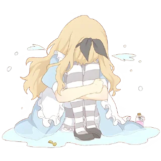 Sticker Чудесная Алиса @Nyasticks - 5