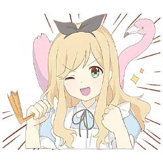 Sticker Чудесная Алиса @Nyasticks - 6