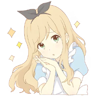 Sticker Чудесная Алиса @Nyasticks - 11