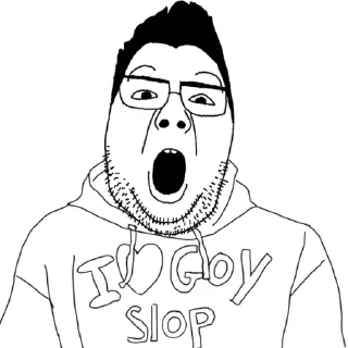 Sticker Chud Supremacist - 6