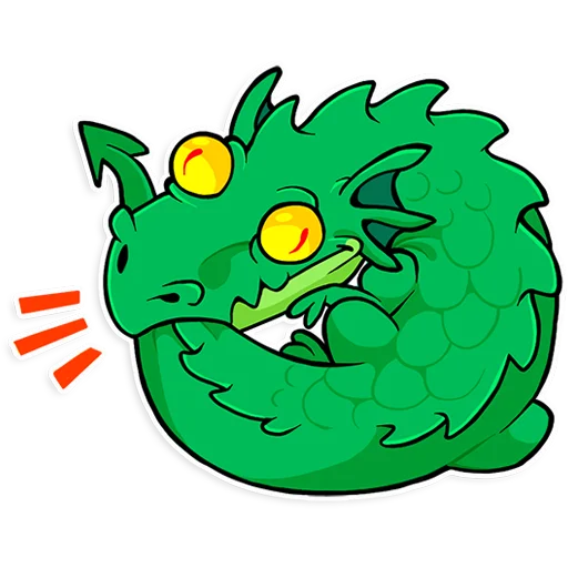 Sticker Дракончик Чушуй - 1