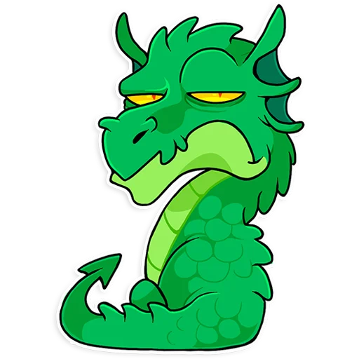 Sticker Дракончик Чушуй - 0