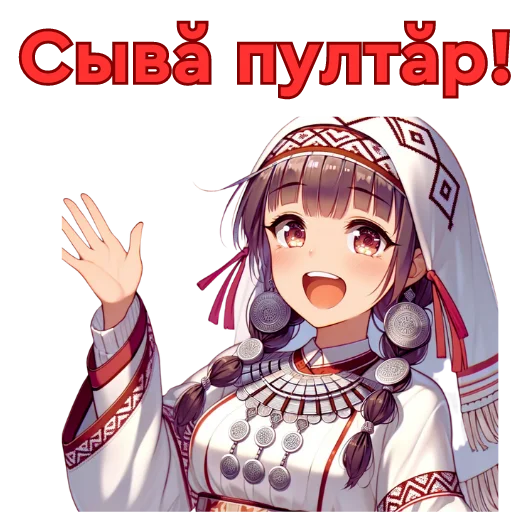 Стикер ChuvashHere - 1