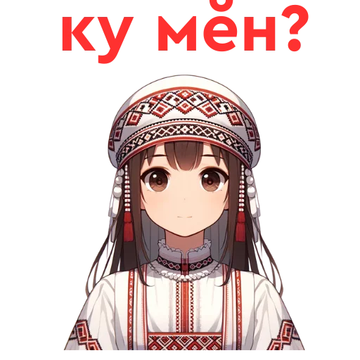 Sticker ChuvashHere - 1